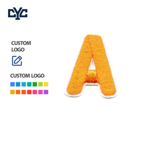 Parches Bordados Personalizados con <span class=keywords><strong>Letras</strong></span> y Números en Inglés, Mini Parches de Bordado al por Mayor, <span class=keywords><strong>Letras</strong></span> del Alfabeto de la A a la Z, Parches Termoadhesivos - Product Image 1