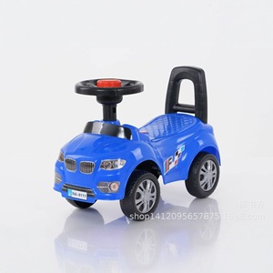Ride On Car For Kids 2 To 4 Years <b>Plastic</b> Push Walker Toy Car Unisex Red With Black Handle And Steering <b>Wheel</b> - Product Image 3