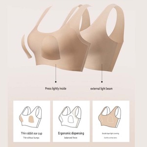 Reggiseno Sportivo OEM Senza Cuciture Stile Tank con Imbottitura Completa, Senza Ferretto, Comfort Elevato, <span class=keywords><strong>Push</strong></span>-<span class=keywords><strong>up</strong></span>, <span class=keywords><strong>Intimo</strong></span> Femminile - Product Image 3