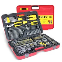 Juego de Herramientas de Mantenimiento Automotriz de 150 Piezas para R99-150, Herramientas Manuales de Acero con Estuche Rígido, 1 Año de Garantía
