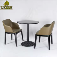 Base de table à manger en fonte robuste à 4 pieds, hauteur 450 mm - 720 mm, personnalisable, thermolaquée pour café, restaurant, mobilier d'extérieur