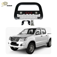 Pare-chocs avant en acier inoxydable ABS Auto 4x4 avec garde-boue et éclairage LED pour Toyota Hilux Vigo 2011-2015