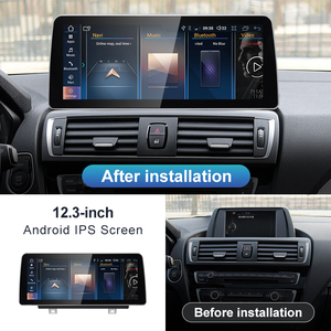 HFMidia MTK8581 Autoradio multimédia sans fil CarPlay AUTO Android 14 12,3 pouces pour BMW Série 1 F20 F21 NBT - Product Image 2