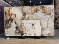 Carreaux de patagonie pierre de granit aluminium nid d'abeille rétro-éclairé Onyx mur pierre livre panneaux assortis Design d'intérieur