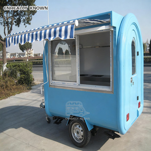 Remolque de comida móvil OEM, camión expendedero de helados y café con ruedas para restaurante o bodega - Product Image 3
