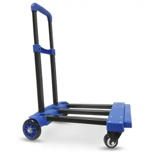 Tianyu Heavy Duty Dobrável Reutilizável Mercearia Compras Dobrável Mão Caminhão Bagagem Carrinho Portátil Trolley Dolly com Rodas