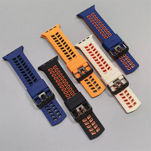 Bracelet en silicone respirant Sport Loop pour Apple Watch Ultra, bracelet pour iWatch 49 mm, 46 mm, 45 mm, 44 mm - Product Image 4