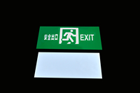 Feuille de diffuseur de lumière allumée par bord de panneau de PS PC LED feuille de diffuseur acrylique découpée au laser pour Ultraslim Lightbox