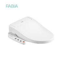 Articles sanitaires FABIA, certifiés CE, pour projets hôteliers, salles de bain commerciales, vente en gros, design moderne allongé en forme de V, en plastique, facile à installer