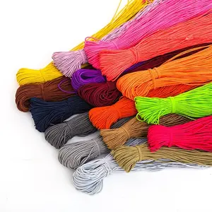 Colorful Round 0.8mm 1mm 1.2mm 1.5mm 1.8mm 2mm 2.5mm 3mm 3.5mm Elastic Band Bungee Cord Elastic Shock Rope Rubber Cord