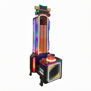 Hercules Power King Machine de force de frappe d'arcade à monnayeur, en métal massif, style sportif, prise US - Product Image 1