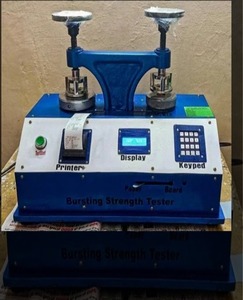 Testeur de résistance à l'éclatement numérique pneumatique à double tête Lakshmi Engineering, modèle PAP-2056 F, instruments de mesure de température en fer - Product Image 1