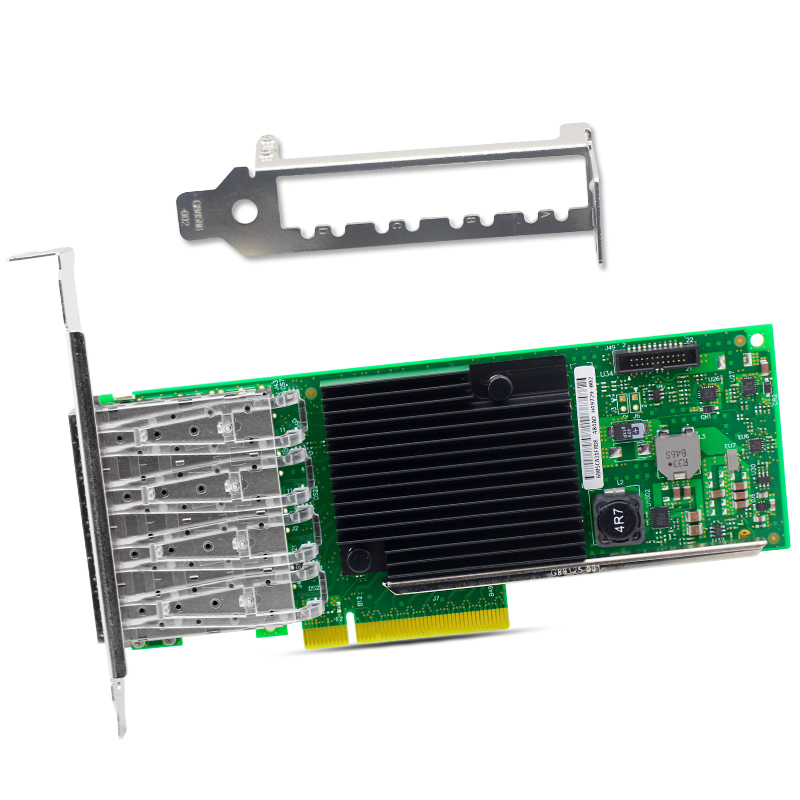 X710-DA4 порта SFP 4 10 гигабитные волоконно-оптические сети агрегации адаптера