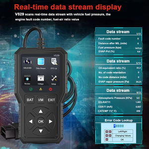 Escáner de Diagnóstico para Automóviles AccuGPS V529 OBD2 con Pantalla LCD, Alimentado por Batería de 12V, Ajuste Universal para Vehículos - Product Image 2