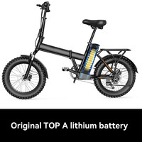 Batterie au lithium Silver Fish 36V 15Ah 48V 13Ah pour batterie rechargeable de vélo électrique, 1000 + cycles avec chargeur