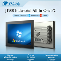 Panel PC Industrial Todo en Uno con Pantalla Táctil Capacitiva Intel Celeron J1900 (7 a 21.5 Pulgadas) Windows 7/10 Ubuntu, Montaje Empotrado