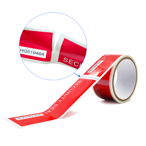 Perforated Tamper Evident Security <b>Tape</b> with Inkjet Serial Number Barcode Custom VOID Packaging <b>Tape</b> - Product Image 2