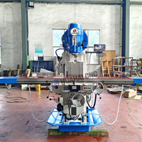 Machine de fraisage verticale manuelle CNC X5040 HUAHAI pour métal, vitesse du brocheur 30-1500 tr/min, haute précision, cône ISO50, usage moyen