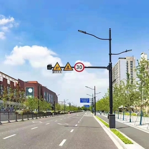 ไฟจราจร LED แบบปรับเปลี่ยนข้อความได้ (VMS) และกล้อง<span class=keywords><strong>วงจรปิด</strong></span>ตกแต่งตามสั่งจากโรงงาน - Product Image 1