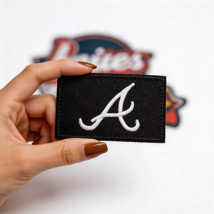 Parches Bordados <span class=keywords><strong>de</strong></span> Alta Densidad <span class=keywords><strong>de</strong></span> <span class=keywords><strong>los</strong></span> <span class=keywords><strong>Atlanta</strong></span> Braves, para Coser o Planchar en Chaquetas, Uniformes, Decoración, Diseño - Product Image 1