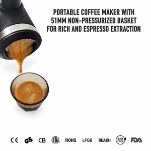 <span class=keywords><strong>Cafetera</strong></span> Espresso Manual Ultracompacta - <span class=keywords><strong>Cafetera</strong></span> Portátil <span class=keywords><strong>de</strong></span> Mano para Café Molido - OEM/ODM - Product Image 5