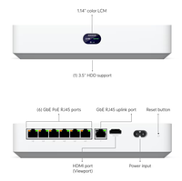 Enregistreur vidéo réseau instantané UNVR-Instant, tout neuf, avec disque dur 3,5 pouces et commutateur PoE intégré à 6 ports, NVR UNVR-Instant