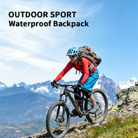 Sac à dos de randonnée étanche de haute qualité 40L en PVC, sac flottant à fermeture roll-top pour les voyages en plein air, le camping et le kayak