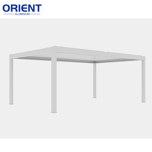 Kits de pergola en aluminium bioclimatique, pergola en aluminium motorisée à lames orientables pour l'extérieur - Product Image 2