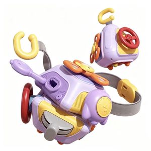 Sensory Six-Sided Rotating Plastic Ball <b>Puzzle</b> Ball-Catching Toy Educational Musical Busy Cube Baby Toy with 10 Different Modes - Product Image 3