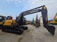 Prix Abordable – Excavatrice sur Chenilles Volvo 140 d'Occasion de 14 Tonnes – Fonctionnement Flexible – Matériel d'Entretien Urbain pour l'Exploitation Minière et la Construction