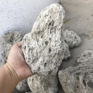 Fourniture de 10-20 cm de <span class=keywords><strong>pierre</strong></span> ponce <span class=keywords><strong>volcanique</strong></span> poreuse <span class=keywords><strong>grise</strong></span>-blanche <span class=keywords><strong>pierre</strong></span> légère pour le jardinage - Product Image 3