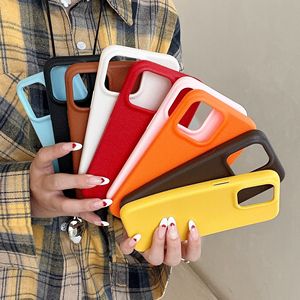 Coque de téléphone antichoc intégrale en cuir texturé Litchi, coque protectrice souple pour iPhone 11 12 13 14 15 16 Pro Max - Product Image 4
