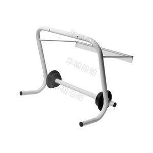 Marine Vertical <b>Paper</b> <b>Holder</b> White Iron Wall Mount Circular Contemporary Design For Bathroom Toilet <b>Paper</b> Roll - Product Image 4