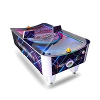 Simulateur de jeux vidéo à jetons Table incurvée Jeux d'arcade Air Hockey Jeu d'arcade