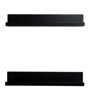 Moderne Foto Richel Wandplank Zwart Zwevende Plank Voor Muur Gemonteerde Plank
