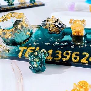 Support de plaque d'immatriculation temporaire DIY, panneau d'arrêt, moule de fabrication, décorations de voiture jetables écologiques, support de téléphone, sac OPP - Product Image 5