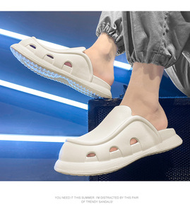 Sandalias EVA de Punta Cerrada, Suela Gruesa, para Uso en Interiores y Exteriores, de Verano, para Mujer, de PVC - Product Image 6