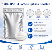 Poudre de transfert thermique DTF TPU INHAOSIN Premium pour impression numérique jet d'encre sur T-shirts, vêtements de sport, tissus clairs/foncés 1KG Extensible