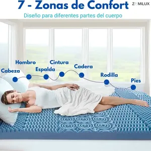Coprimaterasso King-Size in Memory Foam da 7.6cm con 7 zone che migliora il Comfort per il tuo sonno imbottiture e Toppers - Product Image 4