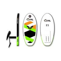 Gonflable panneau de Papier Hydroptère Surf Paddle Gonflable hydroptère vignette électronique Planches avec des ailes 5ft-8ft