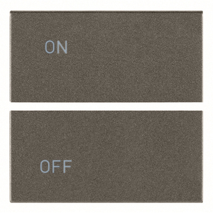 Metal Push <b>Button</b> Switch On Off Symbols 6.5 In Length 1 In Height - Product Image 1