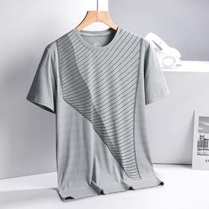 RNSHANGER noir séchage rapide Sport t-shirt pour hommes été décontracté à manches courtes surdimensionné <span class=keywords><strong>3XL</strong></span> haut t-shirts GYM respirant <span class=keywords><strong>homme</strong></span> t-shirt - Product Image 2