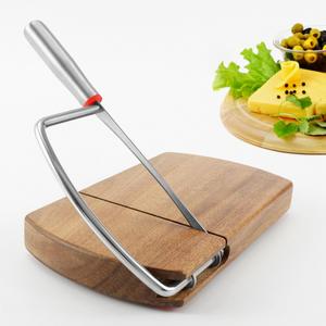 เครื่องตัดแบบพกพาพร้อมใบมีดสแตนเลสสำหรับตัดชีส เนย ไส้กรอก ขนมปัง - Product Image 2