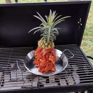 Soporte de pincho profesional de acero inoxidable Al <span class=keywords><strong>Pastor</strong></span> Rotisserie 3 pinchos extraíbles para Juicy Tacos Shawarma BBQ Smoker Oven - Product Image 4