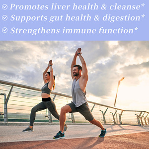 แคปซูลสูตรบำรุงตับและไตแบบ OEM พร้อมสารสกัดจากมิลค์ธิสเซิลและดอกแดนดิไลออน ช่วยทำความสะอาดตับ เสริมสร้างระบบย่อยอาหารและภูมิคุ้มกัน แคปซูลดีท็อกซ์สูตรเฉพาะ - Product Image 4