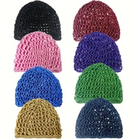 Petite filet à cheveux épaisse pour dormir, filets à cheveux pour femmes, bonnet de nuit en maille pour cheveux, bonnet de nuit pour femmes, bonnet de nuit pour plopping