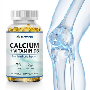 Ausreson Vitamine Calcium D3 <span class=keywords><strong>K2</strong></span> Marque Privée Compléments Osseux Capsules Liquides Gélules Souples Calcium Vitamine Calcium +<span class=keywords><strong>VD3</strong></span> +<span class=keywords><strong>K2</strong></span> Gélules Souples - Product Image 1