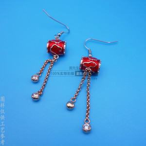 Pendientes de Saturno de Aleación de Zinc Personalizados, con Microincrustaciones de Níquel Brillante y Diseño de Diamantes Completos, para Mujer, Joyería de Moda para Fiestas - Product Image 4