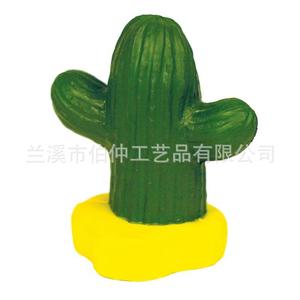 Jouet anti-stress en mousse PU en forme de cactus vert, modèle caméléon, pour jeunes de 15 à 35 ans, livraison directe d'usine - Product Image 2