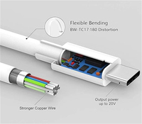 Câble de données USB C 60W 3A à charge rapide, Type C vers USB PD pour appareils intelligents, ordinateurs et écouteurs, en cuivre pur